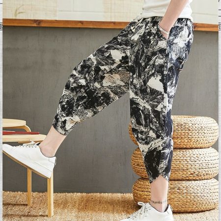 Bloomers Joggers: Hip Hop Calf-Length Pants for Streetwear Style