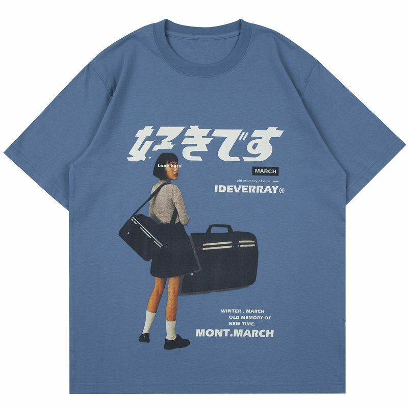 Harajuku Girl Japanese Print Tee | Summer Streetwear [Essential]