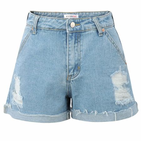 Ripped Denim Shorts: Summer Hot All-match Style for Women