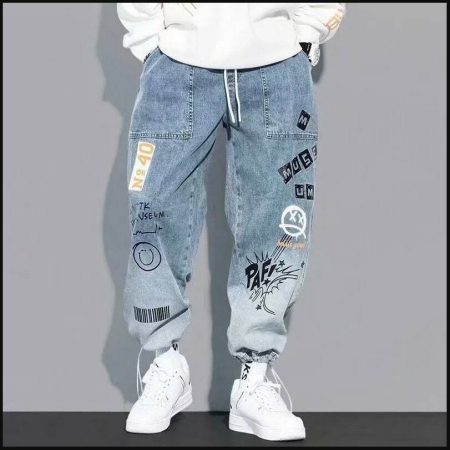 Urban Men's Cargo Pants: Hip Hop Style for Trendy Streetwear
