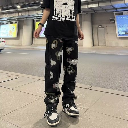 Y2K Cargo Hip Hop Streetwear Pants with a [trendsetting] Twist